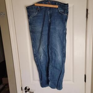 Wrangler blue jeans denim 100% cotton 38x32 96501MR